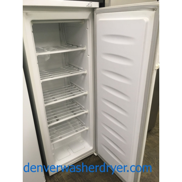 Convenient IGLOO Freezer, Upright, 22″ Wide, Reversible Door, Quality Refurbished, 1-Year Warranty!