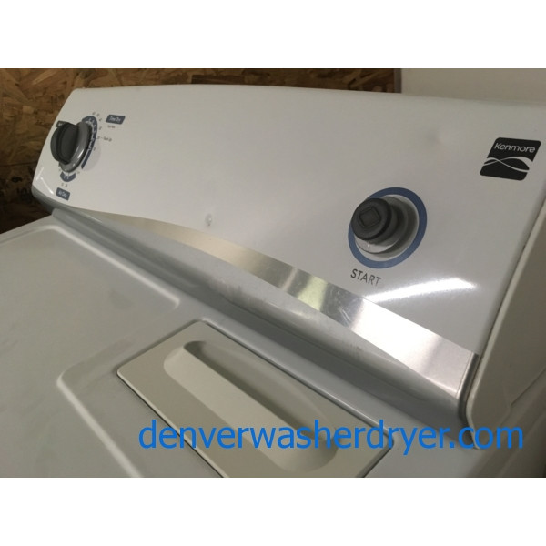 Great Kenmore Dryer, “Flat-Back”, 29″ Wide, Capacity 6.0 Cu. Ft., Quality Refurbished, 1-Year Warranty!