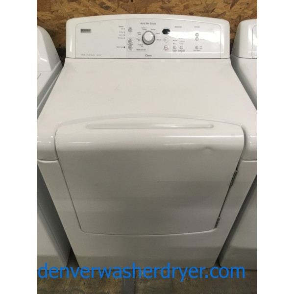 Mighty Kenmore ELITE Oasis Dryer, Capacity 7.3 Cu.Ft., 29″ Wide, 220V, Quality Refurbished, 1-Year Warranty!