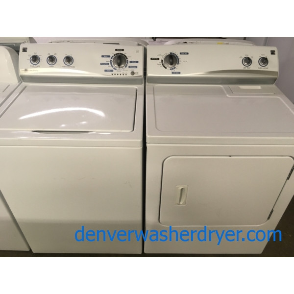 Awesome Kenmore Set, Electric, HE, Energy-Star, Agitator, Quality Refurbished, 1-Year Warranty!