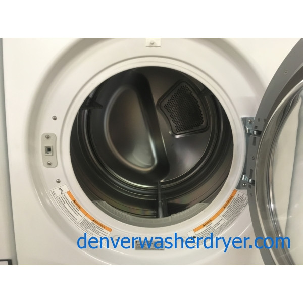Front-Load LG TROMM Dryer, GAS, White, Ultra Capacity, Anti-Bacterial, Quality Refurbished, 1-Year Warranty!