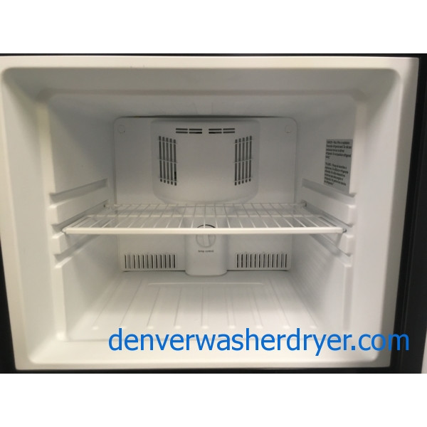 Wonderful VISSANI Refrigerator, Top-Mount, Black, Capacity 10.0 Cu.Ft., Quality Refurbished, 1-Year Warranty!