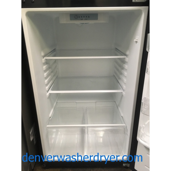 Wonderful VISSANI Refrigerator, Top-Mount, Black, Capacity 10.0 Cu.Ft., Quality Refurbished, 1-Year Warranty!