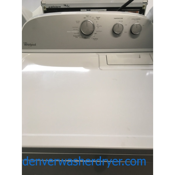 Nice Whirlpool Dryer, 220V, 29″ Wide, Wrinkle Shield, Capacity 7.0 Cu.Ft., Quality Refurbished, 1-Year Warranty!
