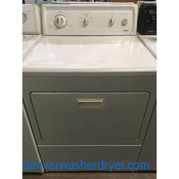 Great Heavy-Duty Kenmore ELITE Dryer, 27″ Wide, Electric, Wrinkle Guard Option, King Size Capacity, Quality Refurbished, 1-Year Warranty!