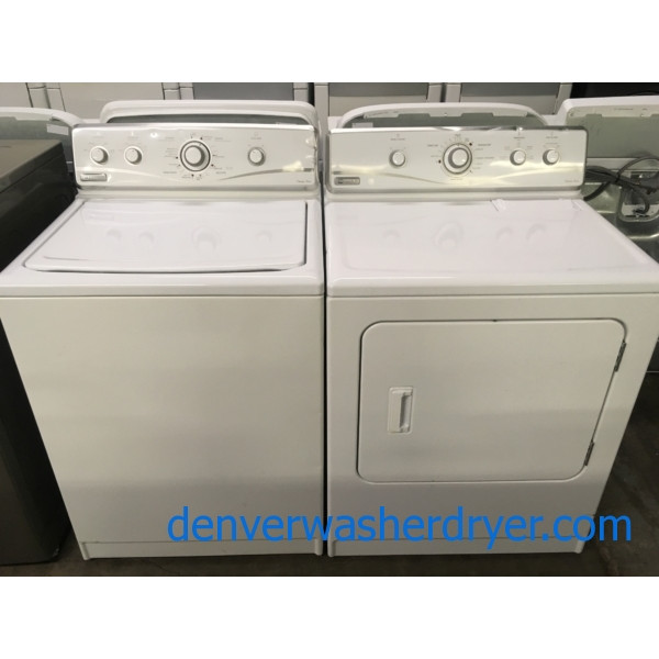 Maytag Legacy Series Set, Electric, Agitator, 29″ Wide, Capacity 7.0 Cu.Ft., Wrinkle Prevent, Quality Refurbished, 1-Year Warranty!