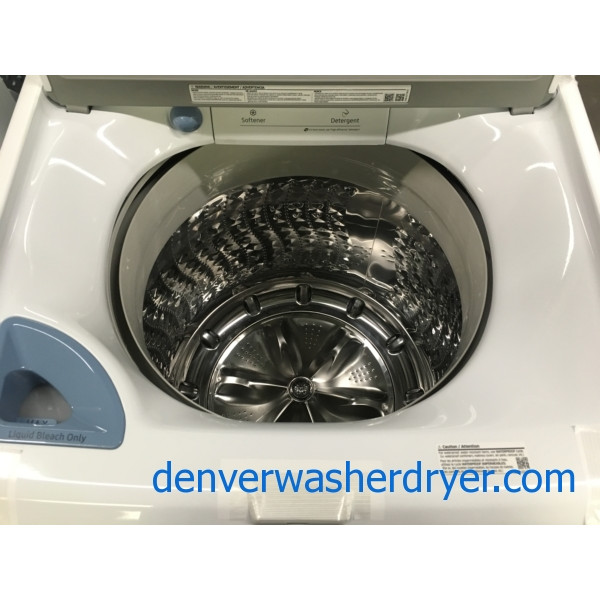 NEW!! Samsung SmartCare Washer, VRT Plus, Glass Lid, HE, Wash-Plate Style, Stainless Drum, Quality Refurbished, 1-Year Warranty!