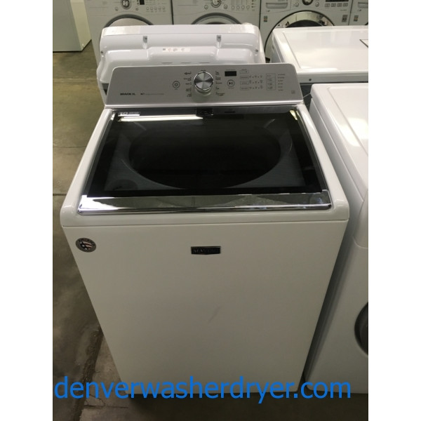 Awesome Maytag Bravos XL Washer, Glass Lid, HE, Sanitize Cycle, Wash-Plate Style, Quality Refurbished, 1-Year Warranty!