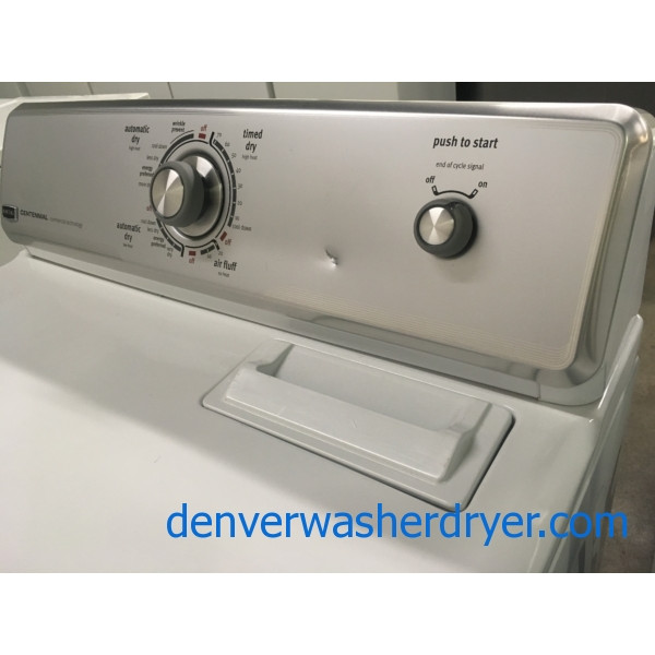 Maytag Dryer, Commercial Tech., 220V, 29″ Wide, Wrinkle Prevent Option, Capacity 7.0 Cu.Ft., Quality Refurbished, 1-Year Warranty!
