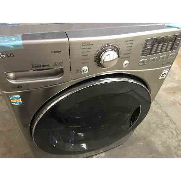 New Front-Load LG Washing Machine, 4.5 Cu. Ft., 1-Year Warranty