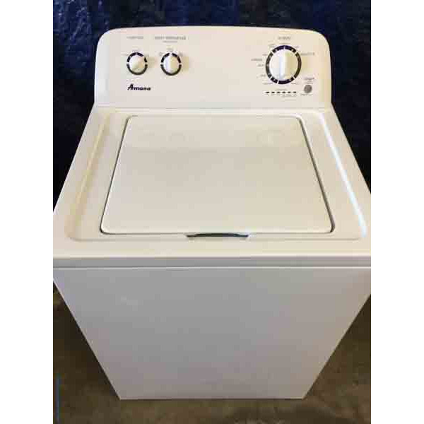 Adorable Amana White Washer, Full-Size Agitator with 6-Month Warranty!