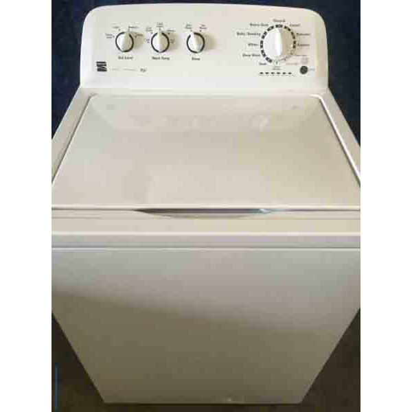 White HE Kenmore Top Load 3.5 cu. ft. Washer with Agitator and 6-Month Warranty