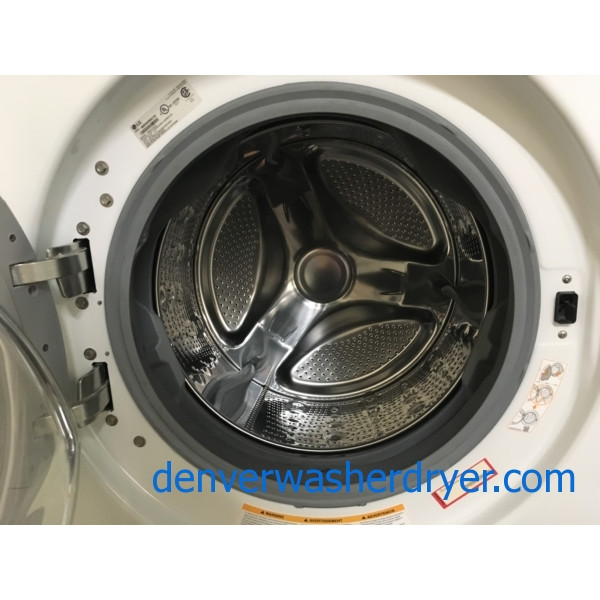 LG Front-Load Washer, White, Capacity 4.5 Cu.Ft., HE, Tub Clean Cycle, Fresh Care Option, WiFi Connected, Quality Refurbished, 1-Year Warranty!