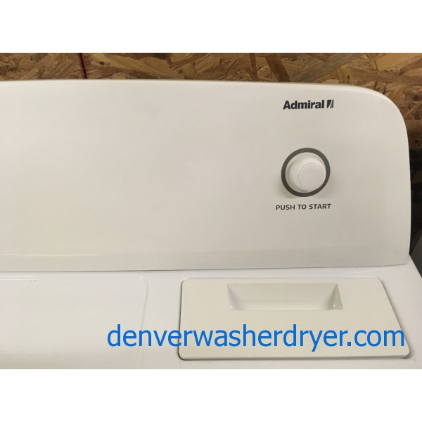 Admiral GAS Dryer, Wrinkle Prevent Option, 29″ Wide, Capacity 7.0 Cu.Ft., Quality Refurbished, 1-Year Warranty!