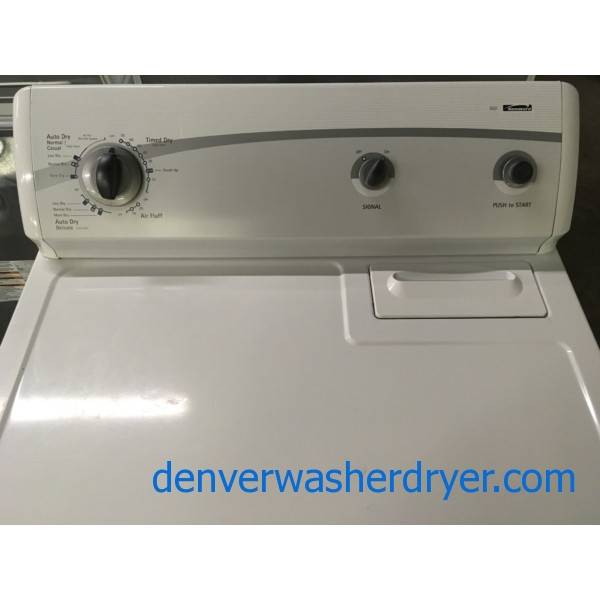 Nice Kenmore 500 Series Dryer, Auto Dry, 220V, 29″ Wide, Capacity 7.0 Cu.Ft., Quality Refurbished, 1-Year Warranty! 2nd-Year Parts Warranty