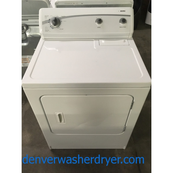Nice Kenmore 500 Series Dryer, Auto Dry, 220V, 29″ Wide, Capacity 7.0 Cu.Ft., Quality Refurbished, 1-Year Warranty! 2nd-Year Parts Warranty