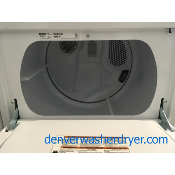 Kenmore Washer and Dryer, 220V, Agitator, Wrinkle Guard Option, 29″ Wide, Quality Refurbished, 1-Year Warranty!