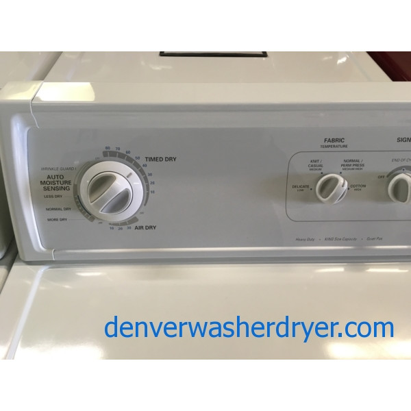 Heavy-Duty Kenmore 27″ Wide Dryer, Quality Refurbished, 1-Year Warranty!