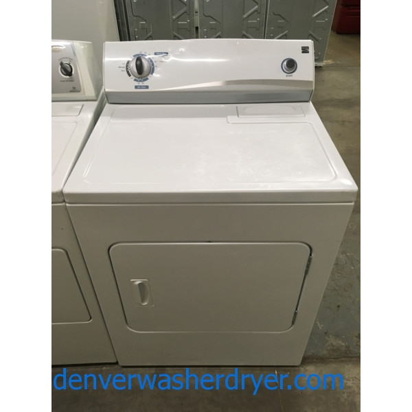 Kenmore “Flat-Back” Dryer, 29″ Wide, Electric, 6.0 Cu.Ft. Capacity, Quality Refurbished, 1-Year Warranty!