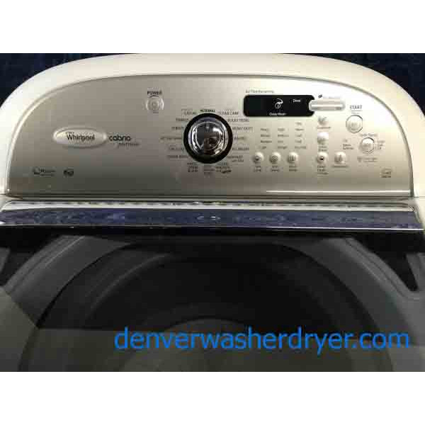 Charming Cabrio Washer Dryer Set With Steam- 1 Year Warranty!