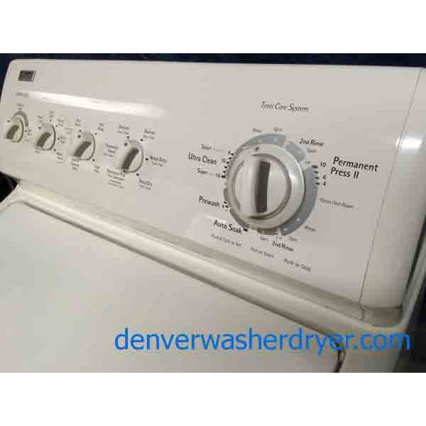 Single Bisque Kenmore Elite Direct-Drive Washer with 1-Year Warranty!