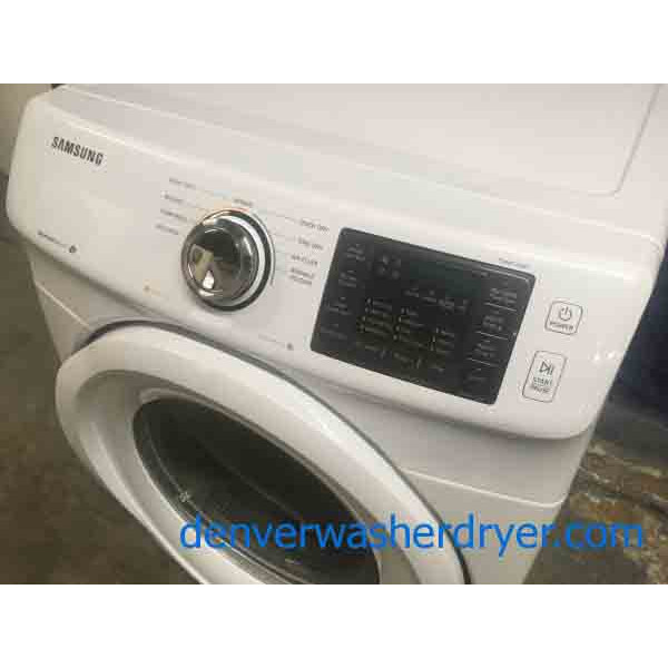 Glorious White Samsung Electric Dryer