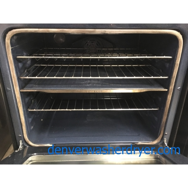 Newer SAMSUNG Stainless Range, Glass-Top, Steam/Self Cleaning, Flex Duo Convection Oven, Warming Center, Quality Refurbished, 1-Year Warranty!
