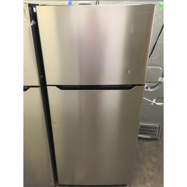 Lightly Used Insignia Top-Mount Refrigerator, Stainless, 30″ Wide, Insignia 24″ Stainless Steel Dishwasher, Kenmore Elite Gas Stainless Steel Range, Quality Refurbished, 1-Year Warranty!