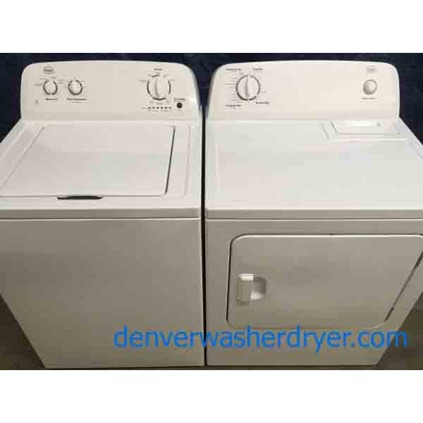 Matching Roper(Whirlpool) Full Sized Washer And Electric Dryer Set, 2016 Model, 1-Year Warranty