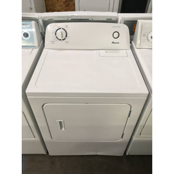 Amana 29″ Wide Dryer, Electric, Wrinkle Prevent Option, 6.5 Cu.Ft. Capacity, Barn Style Door, Quality Refurbished, 1-Year Warranty!