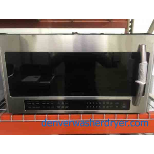 New! Stainless, Bottom Control, Stainless Samsung Microwave, 1-Year Warranty
