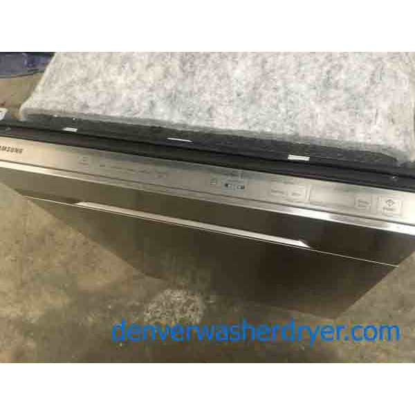 Used Stainless Samsung Dishwasher, 24″ Built-In, Minor Scratches, 1-Year Warranty!