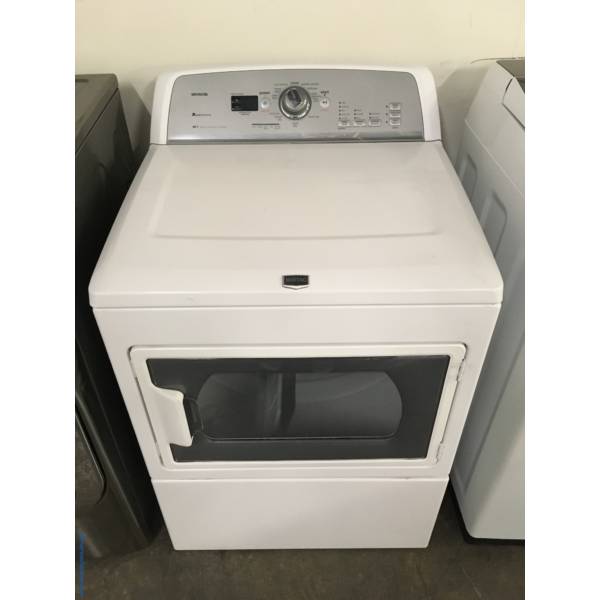 Maytag Bravos MCT Dryer, 27" Wide, 220V, 7.4 Cu.Ft. Capacity, Sanitize