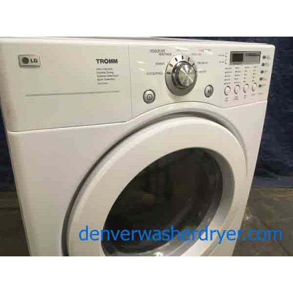 *Gas* LG Front-Load Dryer, 7-Cycle, Ultra Capacity, Sensor Drying, Lavish LG Front load washer. 1-Year Warranty