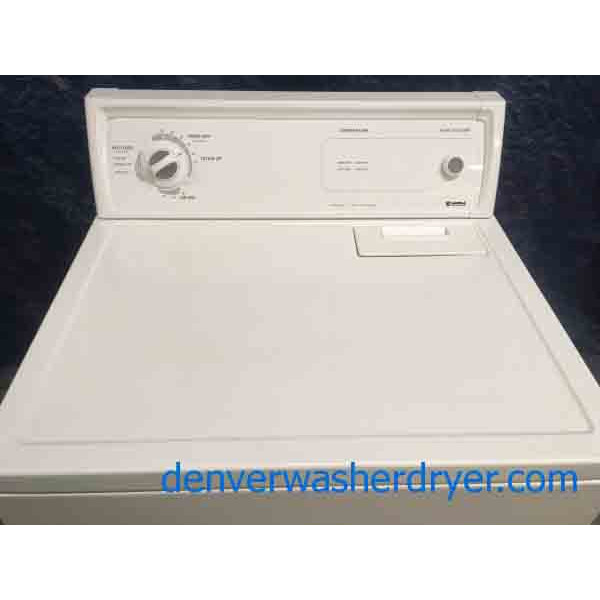 Extra Large Capacity Electric Dryer, Kenmore, Quality Refurbished, Slim 26″ Depth, 1-Year Warranty