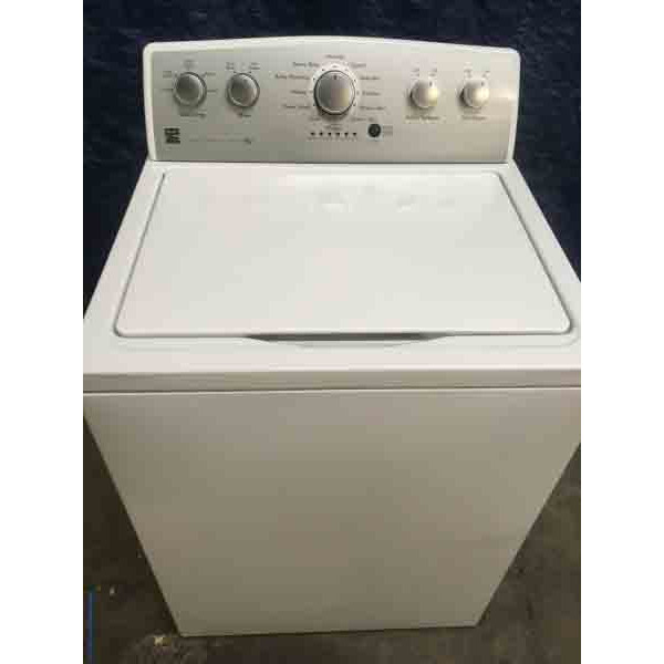 Oversized Kenmore Washing Machine, Triple Action Impeller, 1-Year Warranty