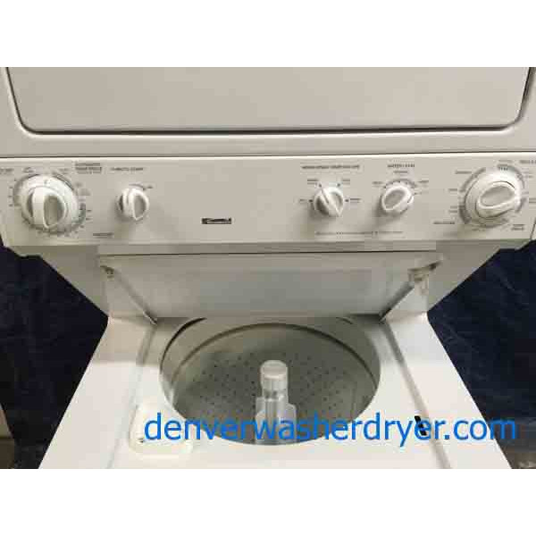 Heavy-Duty Kenmore 27″ Stacked Laundry Center, Electric, Quality Refurbished, 1-Year Warranty!