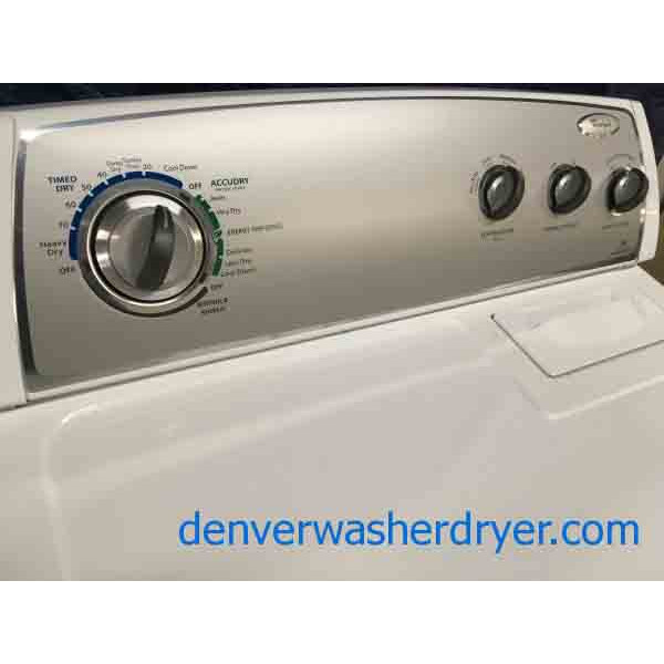 Energy Star Whirlpool Washing Machine With Matching Electric Dryer, 1-Year Warranty