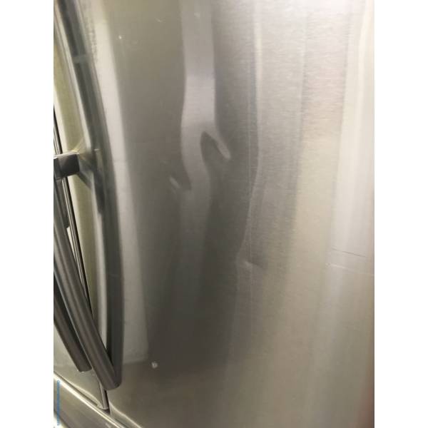 NEW Scratch and Dent! SAMSUNG Stainless 4-Door French-Door Refrigerator, Food Showcase Door, FlexZone Feature, 27.8 Cu.Ft. Capacity, 1-Year Warranty