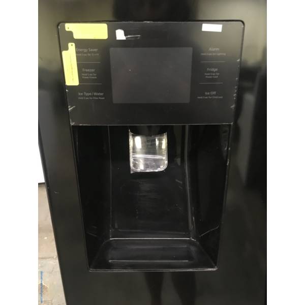 NEW! SAMSUNG Black French-Door Refrigerator, 24.6 Cu.Ft. Capacity, LED Lighting, CoolSelect Pantry, Energy-Star Rated, Ice/Water Dispenser, 1-Year Warranty!