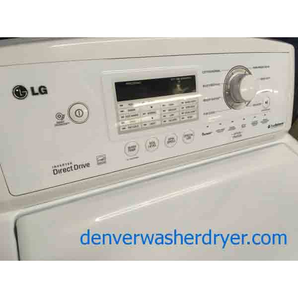 Newer LG Top-Load Washing Machine, Direct-Drive, 1-Year Warranty