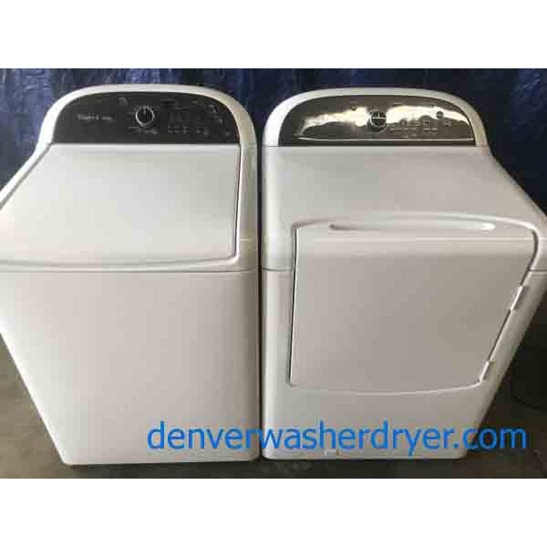 Whirlpool Cabrio Platinum Washer & Gas Dryer Set,  w/HE Sensor Drying, 1-Year Warranty