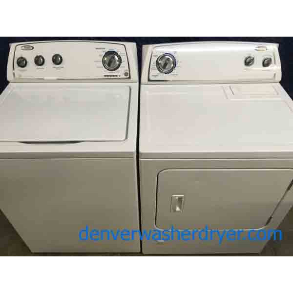 Whirlpool Washer, GAS Dryer Set, Modern, Energy Star, 2-Year Warranty