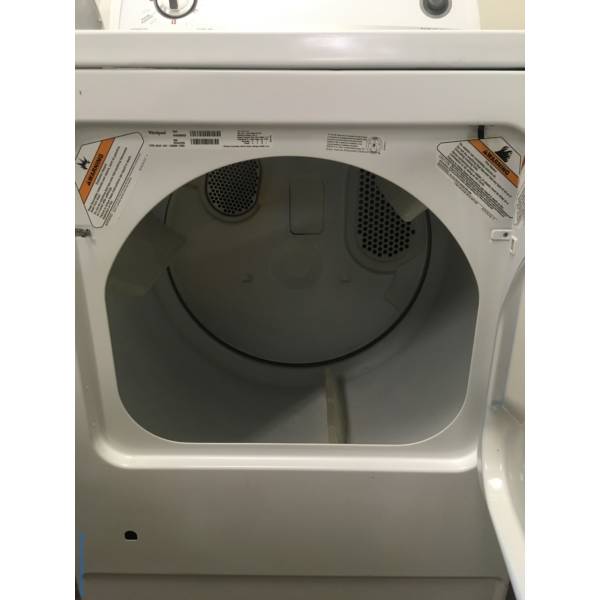 Whirlpool GAS Dryer, Automatic Dry, 29″ Wide, 6.5 Cu.Ft. Capacity, Quality Refurbished, 1-Year Warranty!