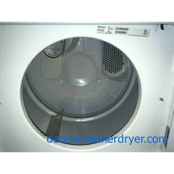 Wonderful Whirlpool “Flat-Back” Dryer, Electric, Super Capacity, Quality Refurbished, 1-Year Warranty