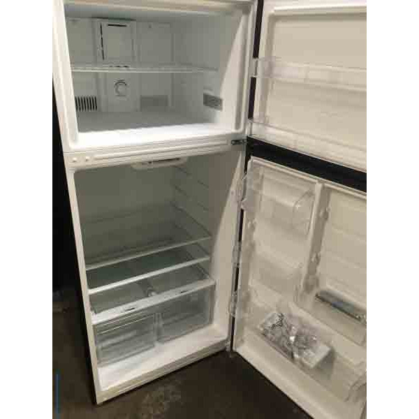 Insignia Stainless Top-Mount Refrigerator – #3697 – $150, Frigidaire Glass Top #3397 – $150, GE Glass Top #3784 – $150