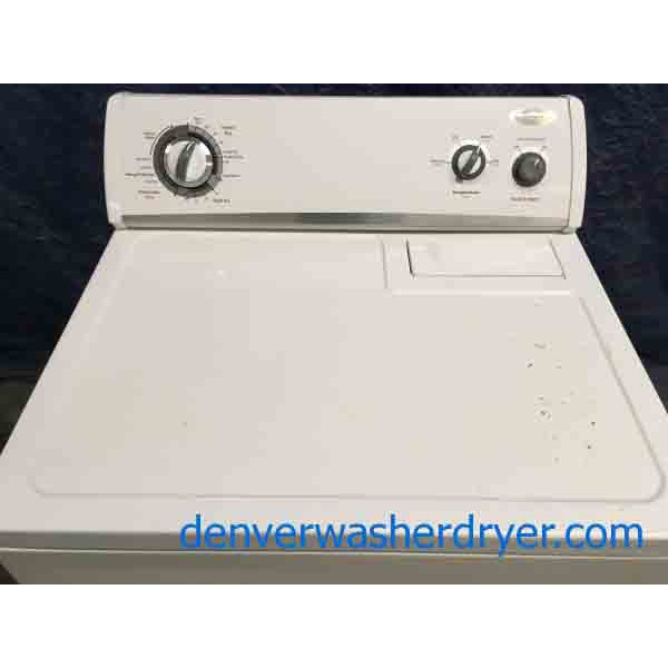 Discounted Whirlpool Dryer, 1-Year Warranty