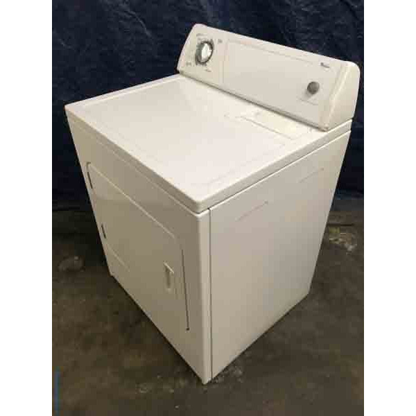 Single Whirlpool XL Capacity Dryer, 1-Year Warranty- #3692