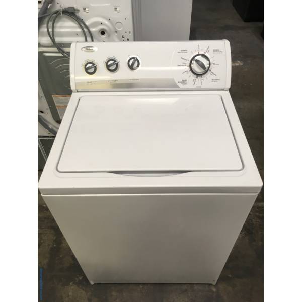 Lovely Whirlpool Top-Load Washer, Direct-Drive, Heavy-Duty, Agitator, Extra-Rinse Option, Quality Refurbished, 1-Year Warranty!