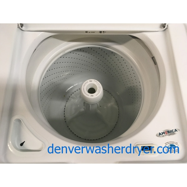 Slick Whirlpool HE Washer & HE Dryer w/Steam, 1-Year Warranty